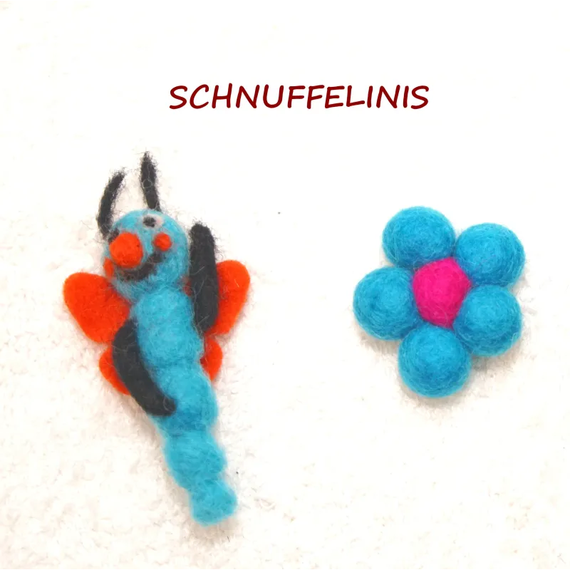 Papillons en feutre, Chenilles en feutrine, Chenilles feutrées Papillons en feutre, Chenilles en feutrine, Chenilles feutrées