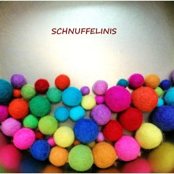 Felt balls 4sizes mix