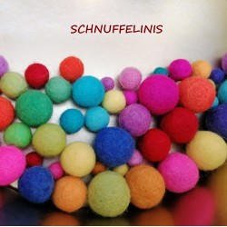 Felt balls 4sizes mix