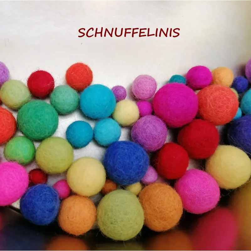 Filzkugeln mix, 3 verschiedene Grössen in einem Set, Dein Farbmix Filzkugeln mix, 3 verschiedene Grössen in einem Set, Dein Farbmix