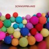 Felt balls 4sizes mix