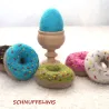 egg cups for kids, Montessori toy, extension wood dishes, eggcup