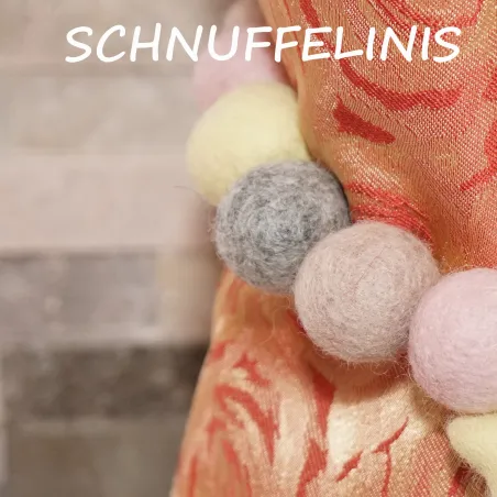 Filzkugeln Kinderzimmer, Raffband Vorhänge, Baby Mobile, Gardinen DIY