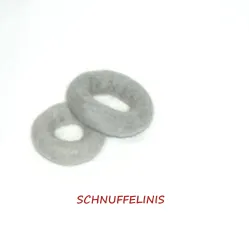 felt rings - 35 light grey