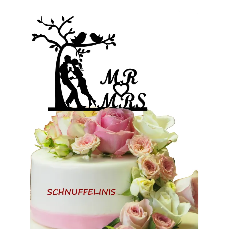 Hochzeitstorten Stecker Brautpaar Liebesbaum