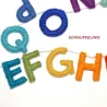 Montessori Rainbow alphabet garland