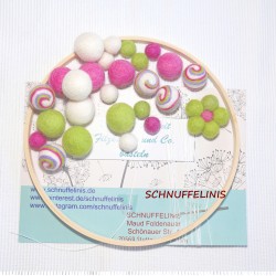 Baby Mobile Blütenwirbel DIY, sanfter Blütenwirbel Mobile,Baby Geschenk