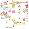 Baby Mobile Blütenwirbel DIY Schnuffelinis