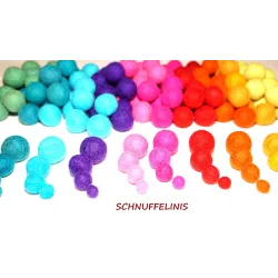 felt balls 80pc. sprinkles mix