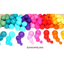 Montessori sprinkles mix, felt balls, baby Mobilé, Sensory bin