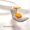 Snails made of felt, baby mobile, gift gardener, animal baby mobile