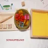 Montessori Schreiben üben, Holz Sandbox, Geschenk Kinder, Waldorf