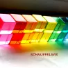 Light building blocks acrylic, colorful rainbow stones transparent