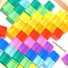Bausteine Lichtbausteine aus Acryl bunte Regenbogen Steine