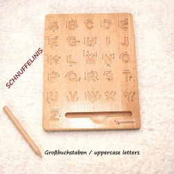 Montessori ABC Schreibtafel Buchstaben