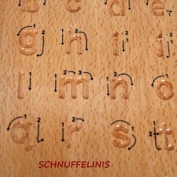 Alphabet pocket board