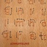 Montessori ABC Schreibtafel Buchstaben