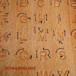 Alphabet pocket board