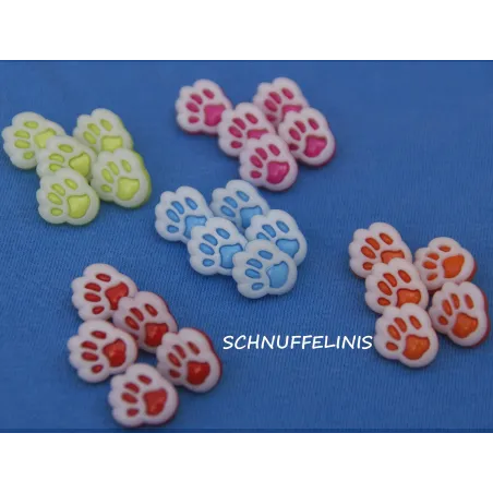 praw button, kids buttons, buttons with thread eye, cats praws