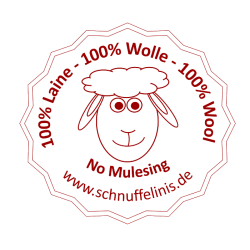 Weihnachtsgirlande Filzkugeln Farbset9 Schnuffelinis