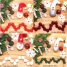 Tannengrüne Filzkette, Filzkugeln Weihnachtskugeln, Christbaum Kette