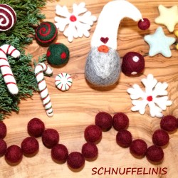 Ghirlanda natalizia feltro9 Schnuffelinis