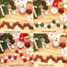 Felt tree chains, felt balls Christmas, Christmas mantle garland