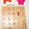 Alphabet pocket board