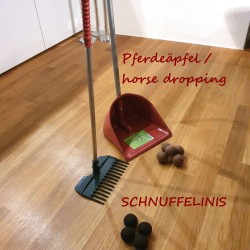 Pferdeäpfel Steckenpferd Filzkugeln 6cm