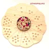 Sonderangebot Rechenbrett Blume, Montessori Steckbrett  Zahlen bis 10