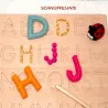 Buchstaben lernen, Montessori ABC, ABC schreiben üben