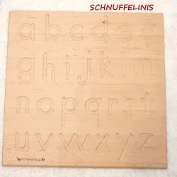 Alphabet Montessori board