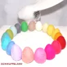 Felt Eggs 19pcs. uni colour