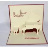 Happy Birthday Card, popup card, Birthday, Piano