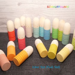 Farbkreis Filzteppich 12 Jahreszeiten Schnuffelinis