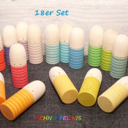 Farbkreis Filzteppich 12 Jahreszeiten Schnuffelinis