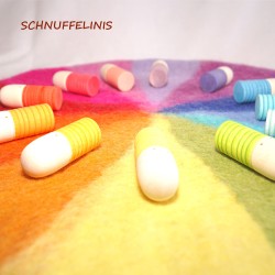 Farbkreis Filzteppich 12 Jahreszeiten Schnuffelinis