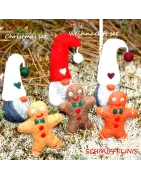 Filz Weihnachtswichtel, Filzwolle Wichtel, Gnome aus Filz