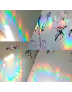 arc-en-ciel attrape-soleil, superbes effets couleur chambre d'enfant
