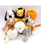 Crocheted animals