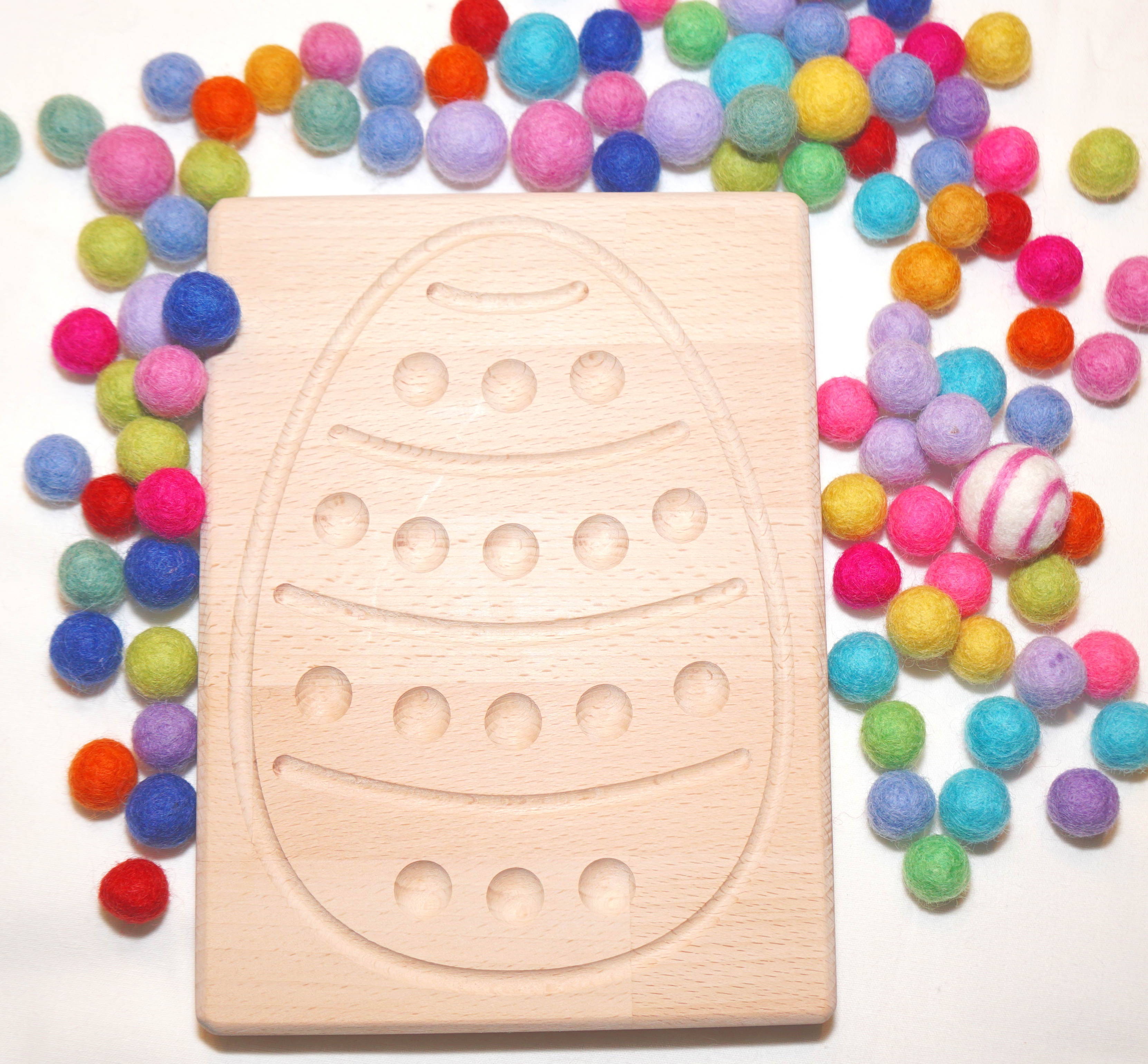 Wooden easter egg boards