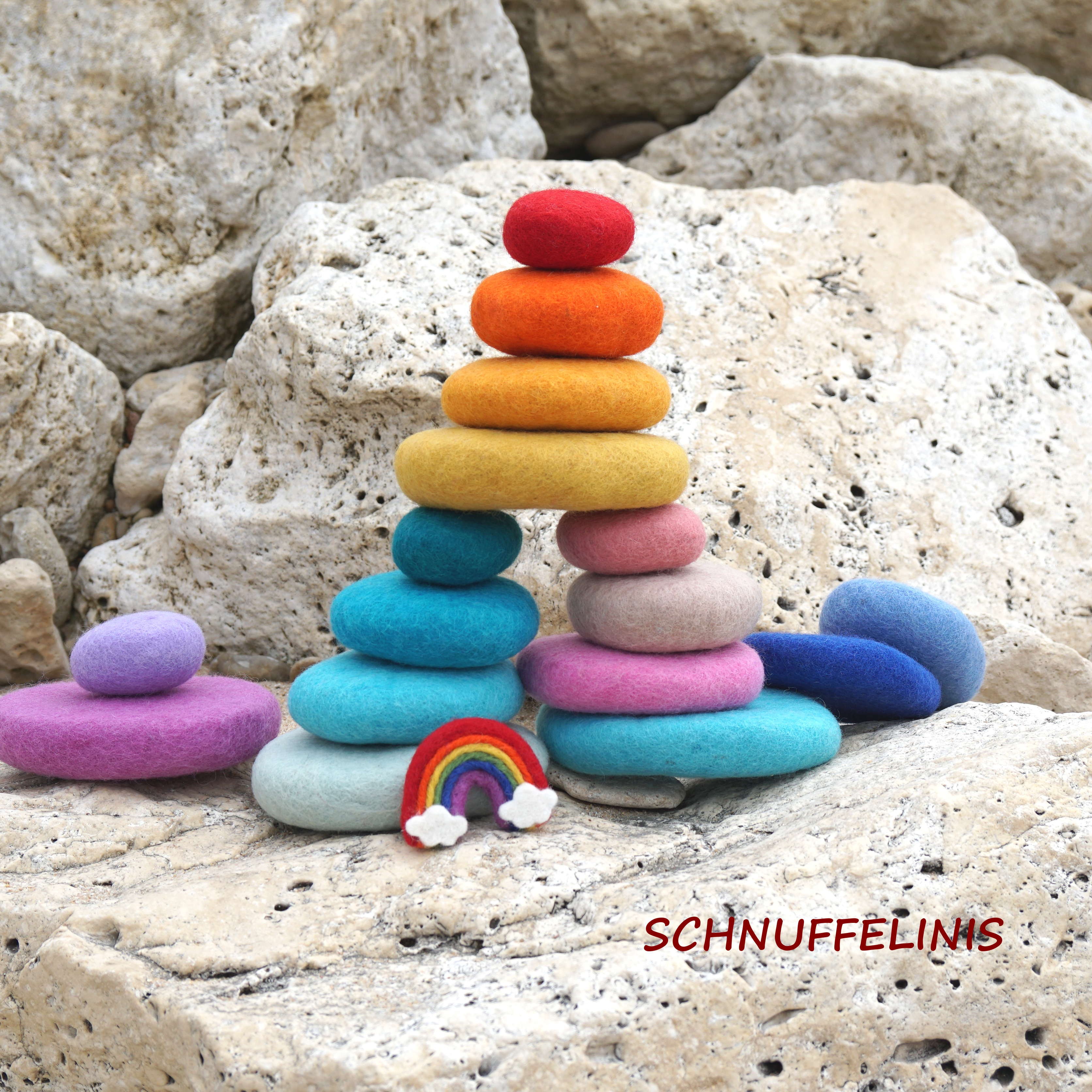 Felt Stacking Pebbles